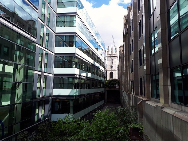 Smiling businesswoman