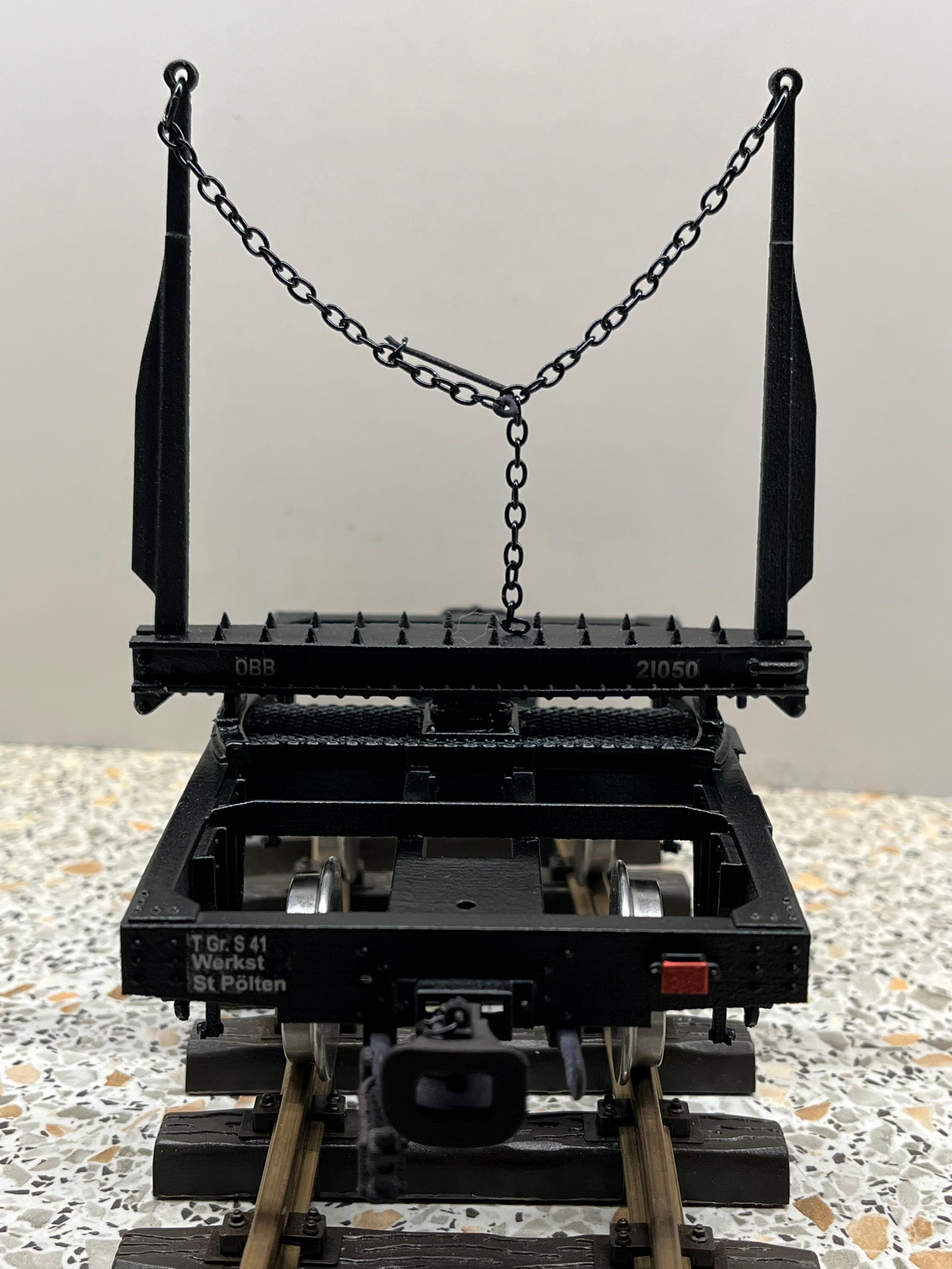 H/s 21 049 - 21 062 Drehschemelwagen mit außenliegenden Blattfedern