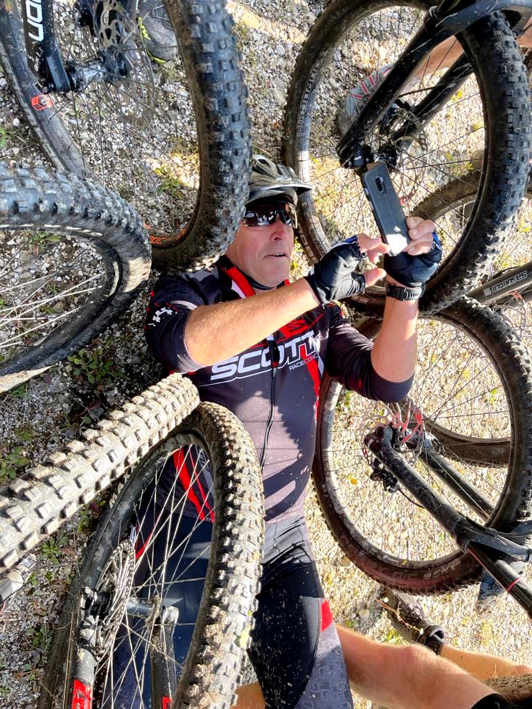 Unter die Räder gekommen - Bike-Guide Erwin Schmitzberger