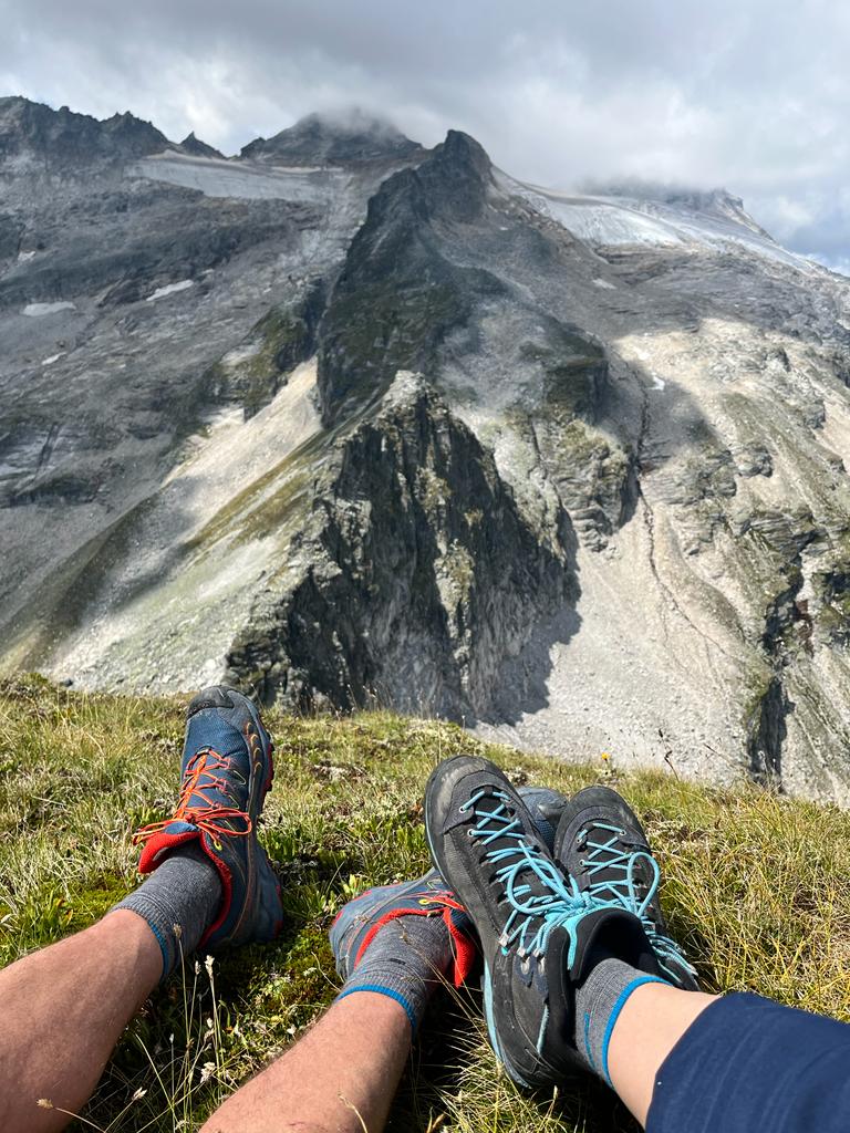 Rastplatz mit Tiefblick