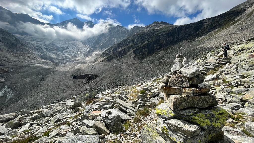 Wolken über dem Ödenwinkelkees