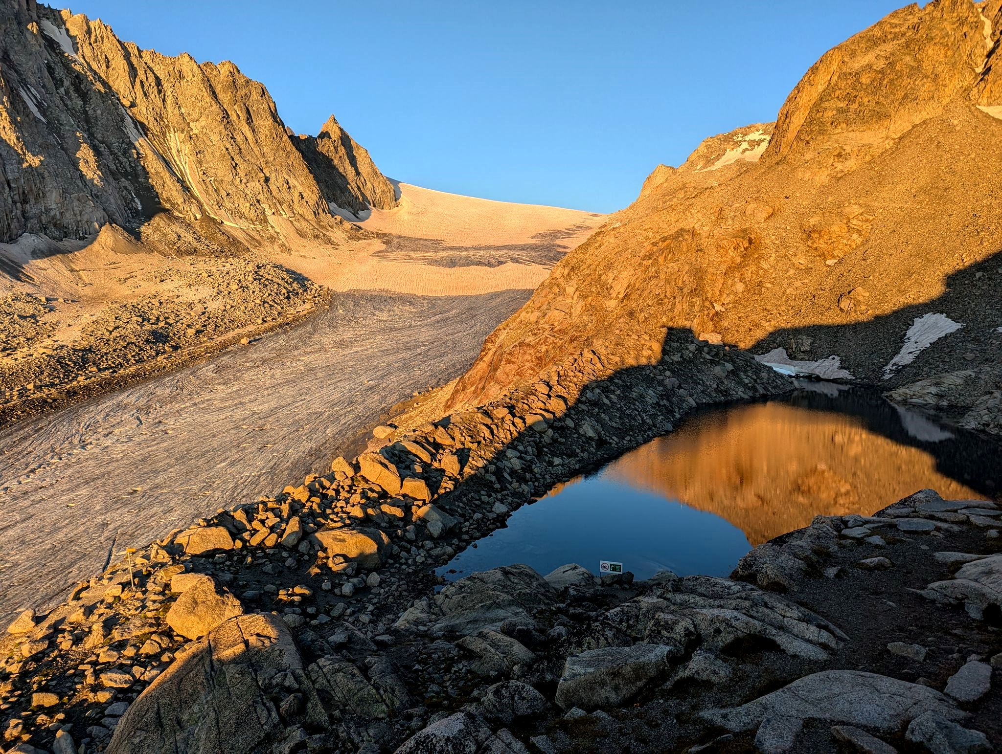 Glacier du Mont Miné.