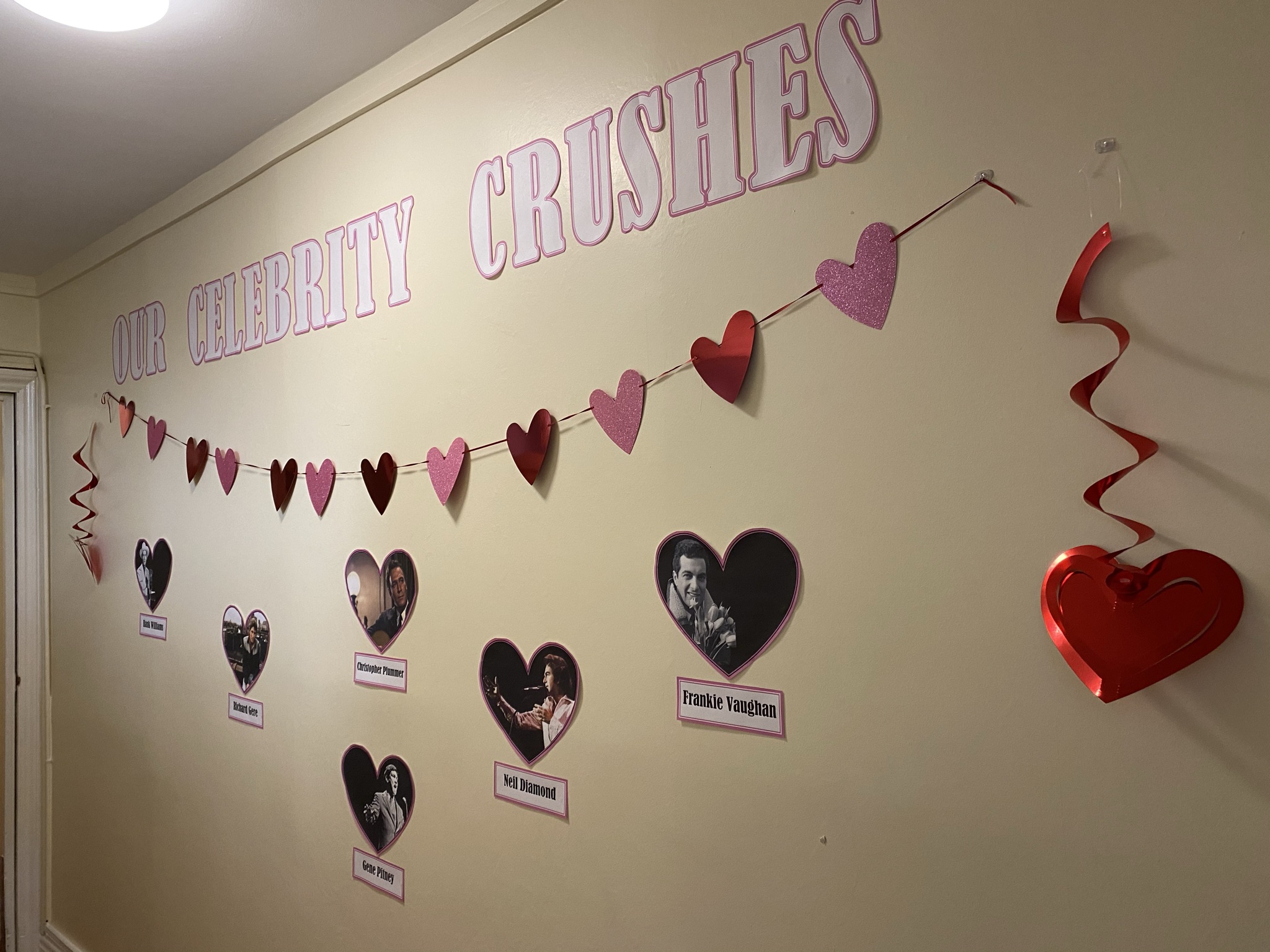 Our Celebrity Crush Display 2021