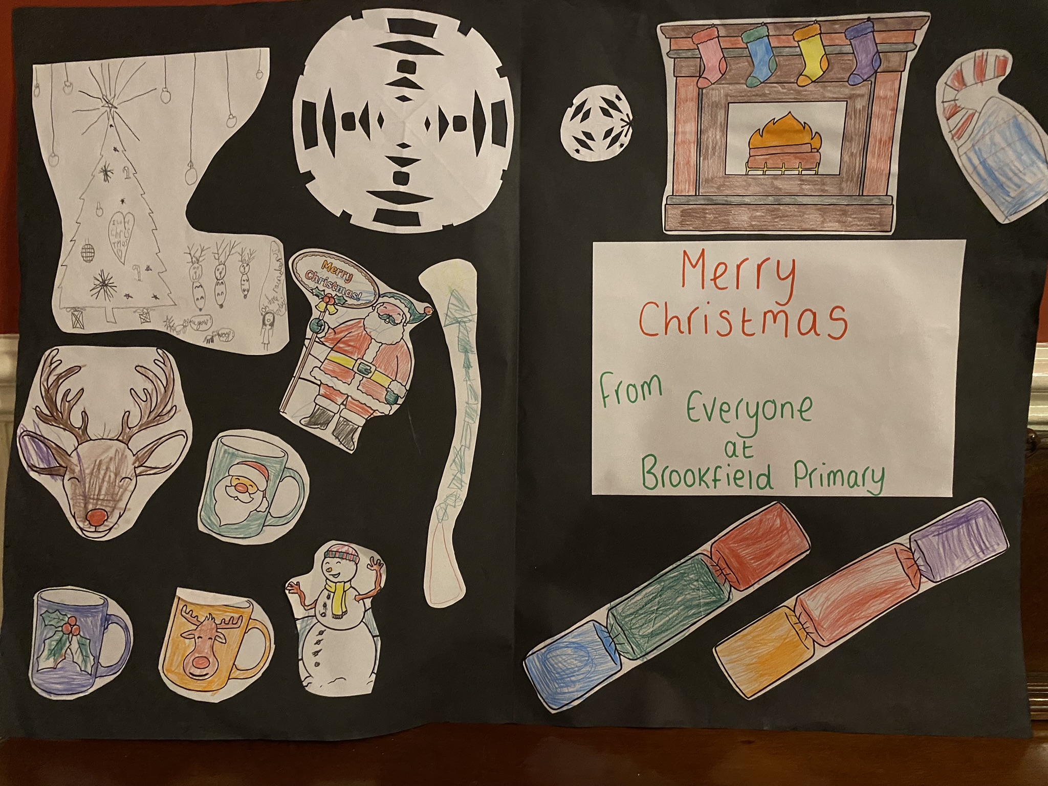 Christmas Card From Brookfield Primary School Children