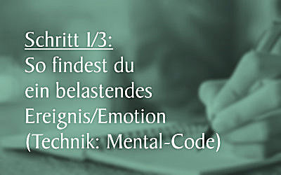 Mental Schreiben Schritt 1 - Die Technik Mental Code