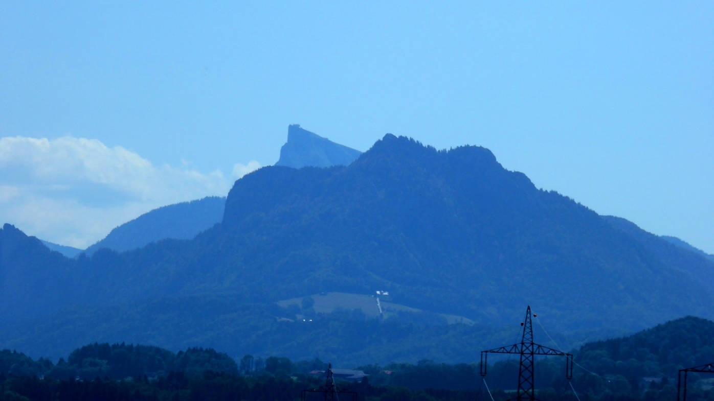 Schober - dahinter der Schafberg von Kothgumprechting aus gesehen