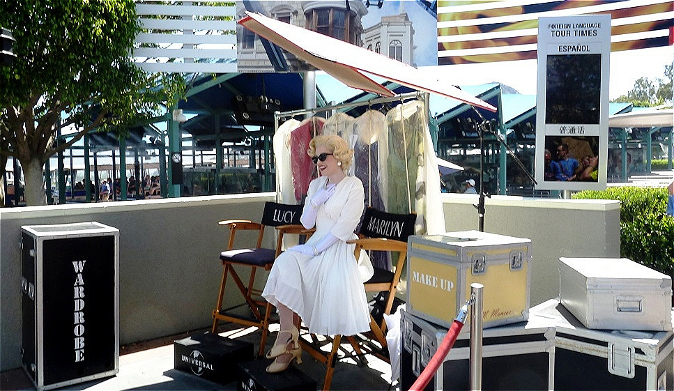 Marilyn begrüßte uns !