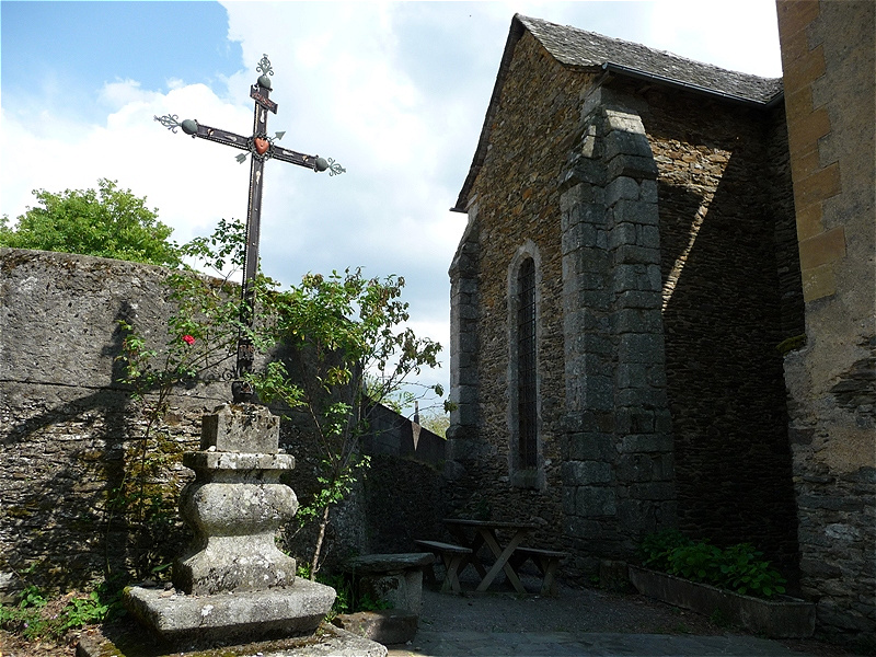 Saint Marcel - von hier führt der Weg abwärts nach Conques