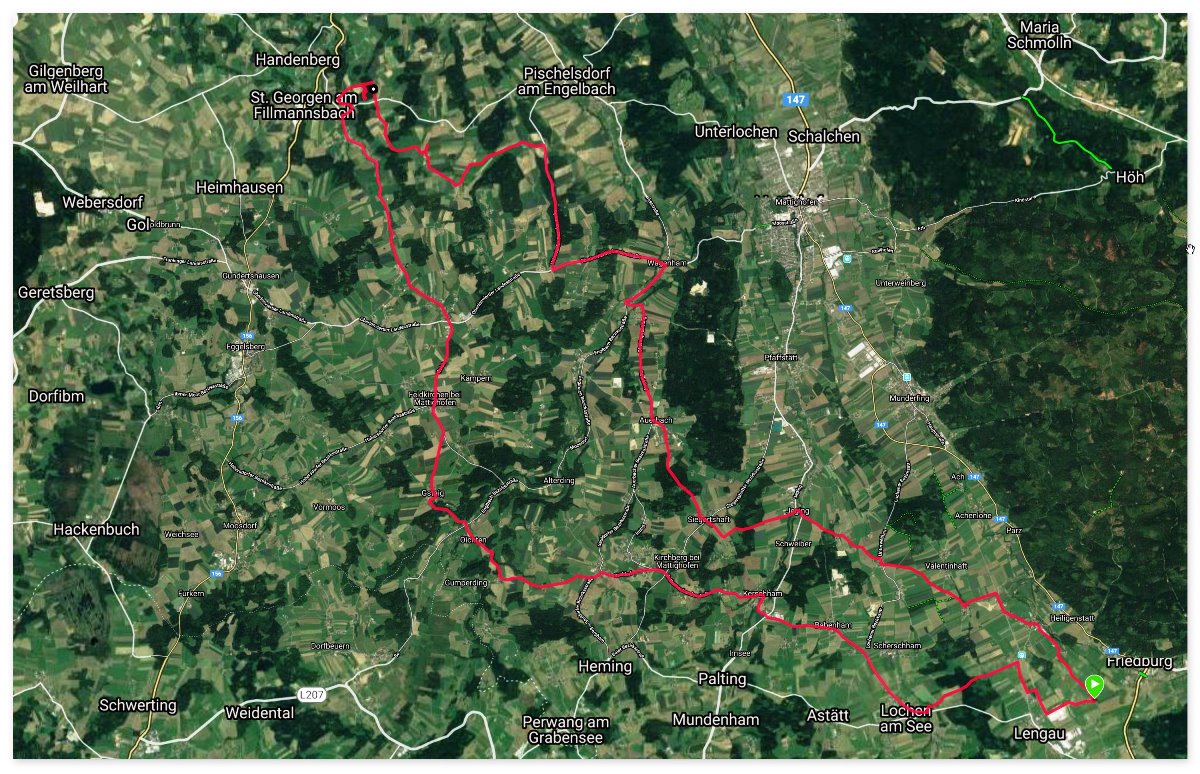 17. April 2020    St. Georgen am Fillmannsbach - Erkundung