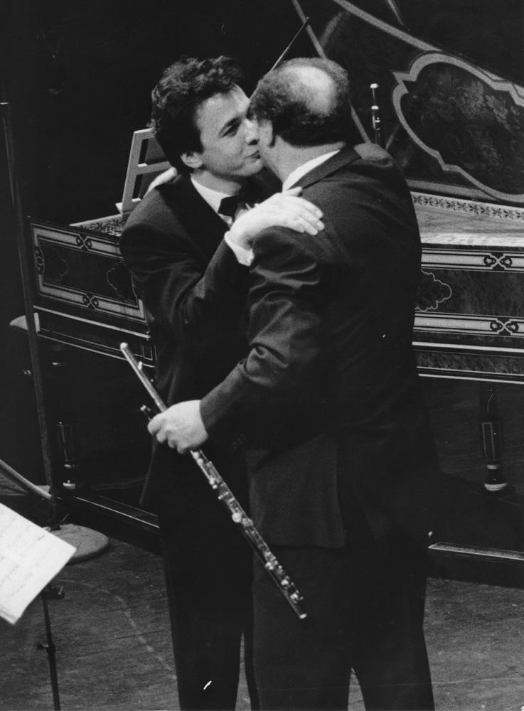 With Jean-Pierre Rampal (Théâtre du Châtelet 1987)
Photo Marie-Noëlle Robert