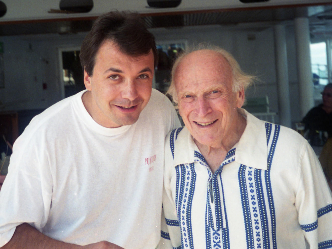 with Yehudi Menuhin (Athènes 1994)