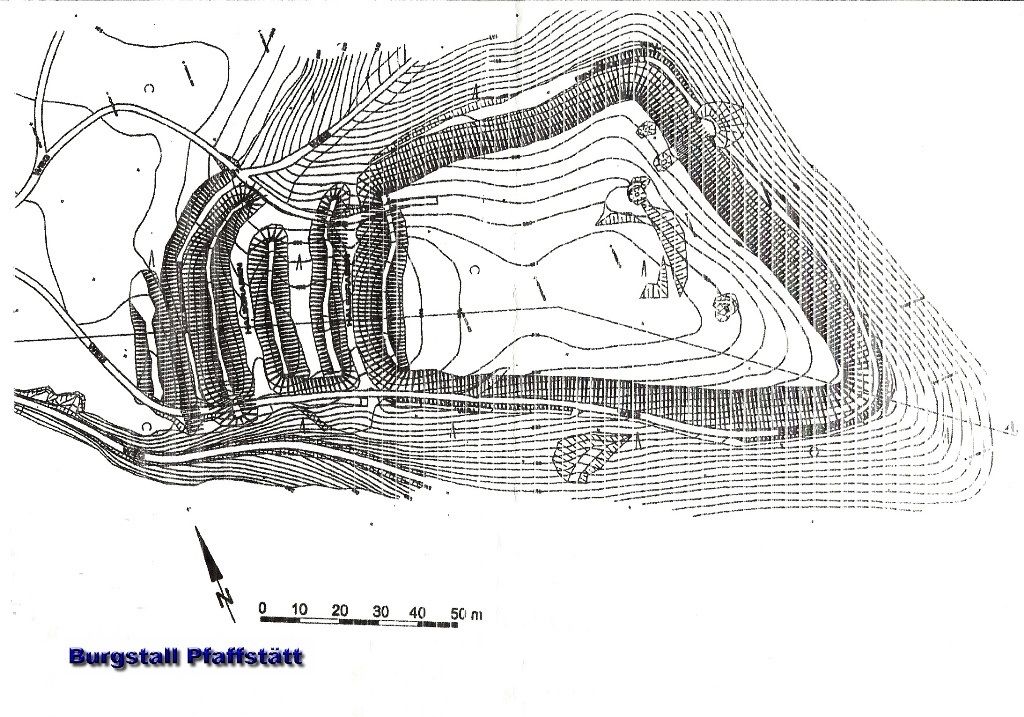 Burgstall Pfaffstätt - Wälle