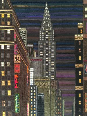 " Perspective sur le Chrysler Building, nuit"