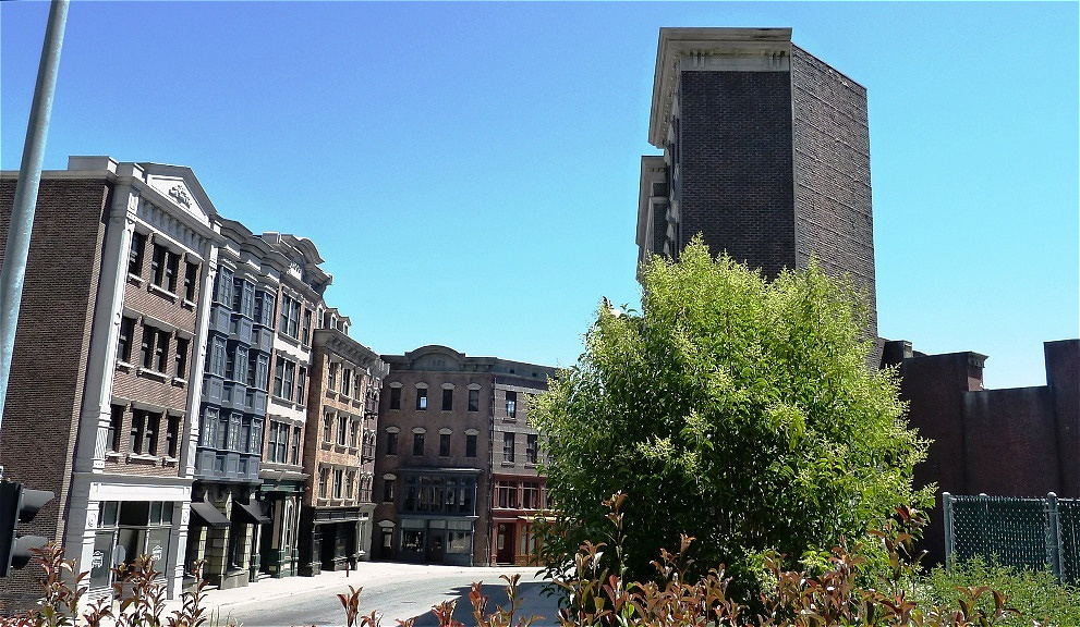 Das New York des 19. Jahrhunderts
Filmsets und Häuserkulissen