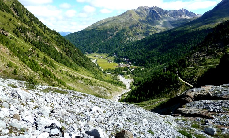 Innersulden - hinauf zur Hintergrathütte