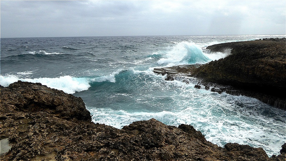 Wilde Brandung am "West Punt" !