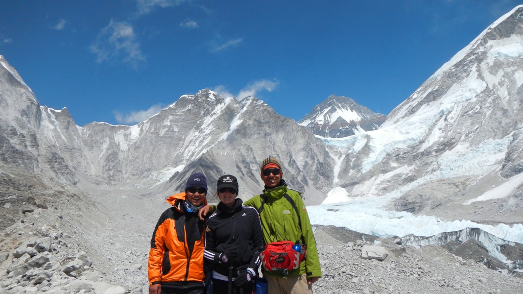 Kiran, Tina und Ashok