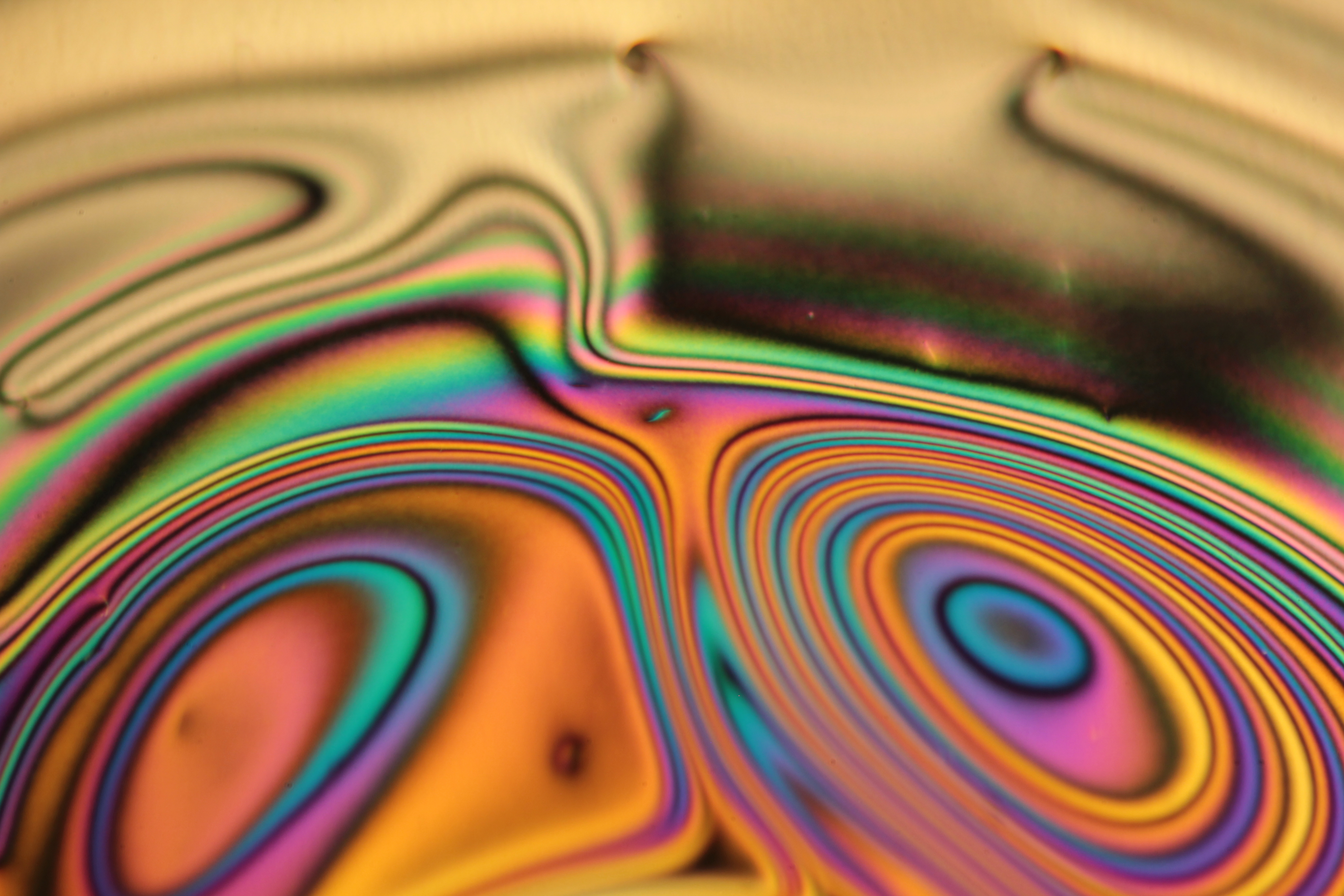 Defects in a thin nematic layer3