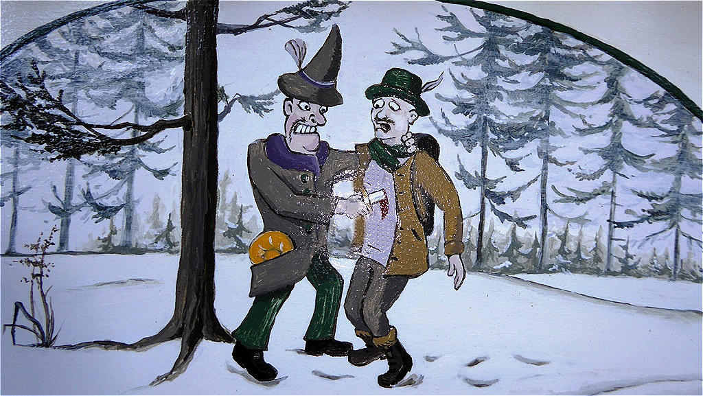 Mord wegen eines Krapfens beim "Glöckeln"