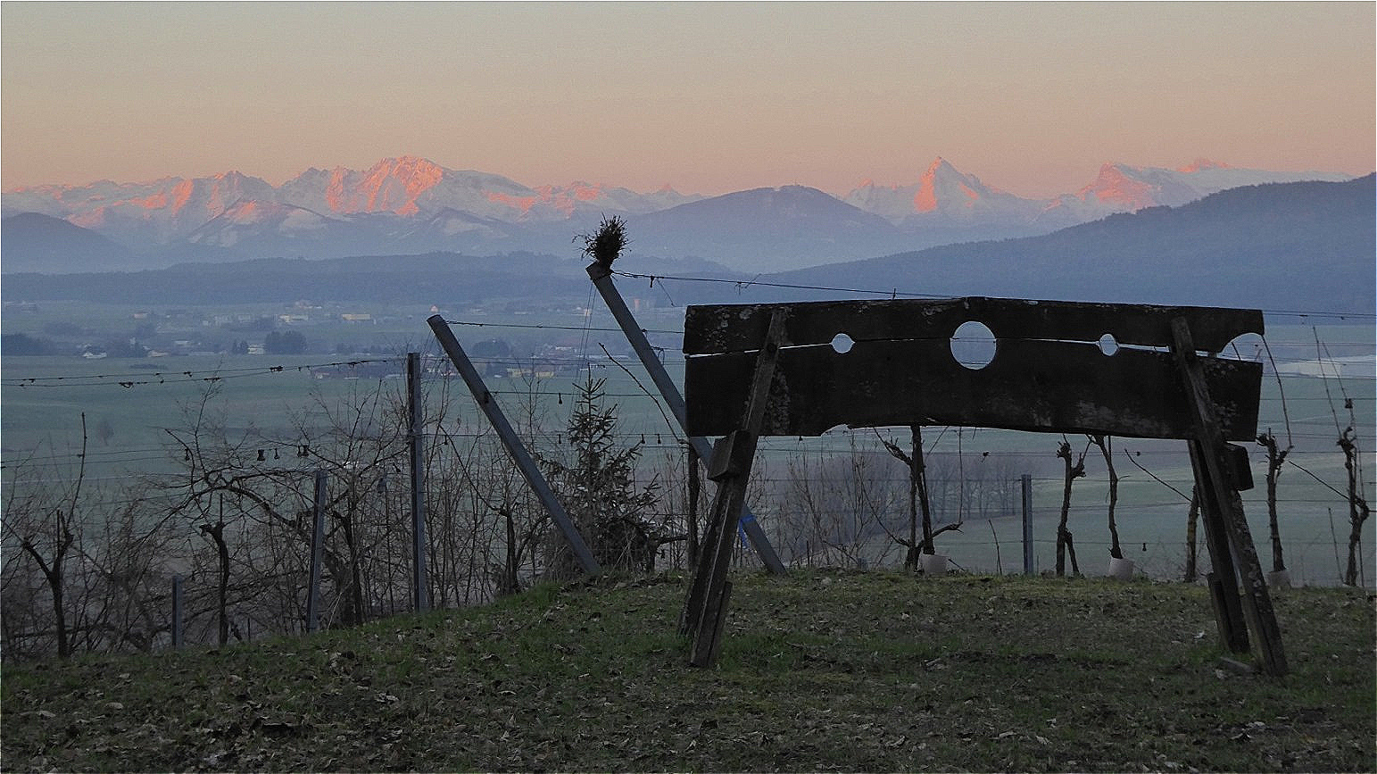 Früher Morgen auf der Burgstall