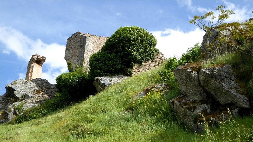 Teil der zerstörten Festung