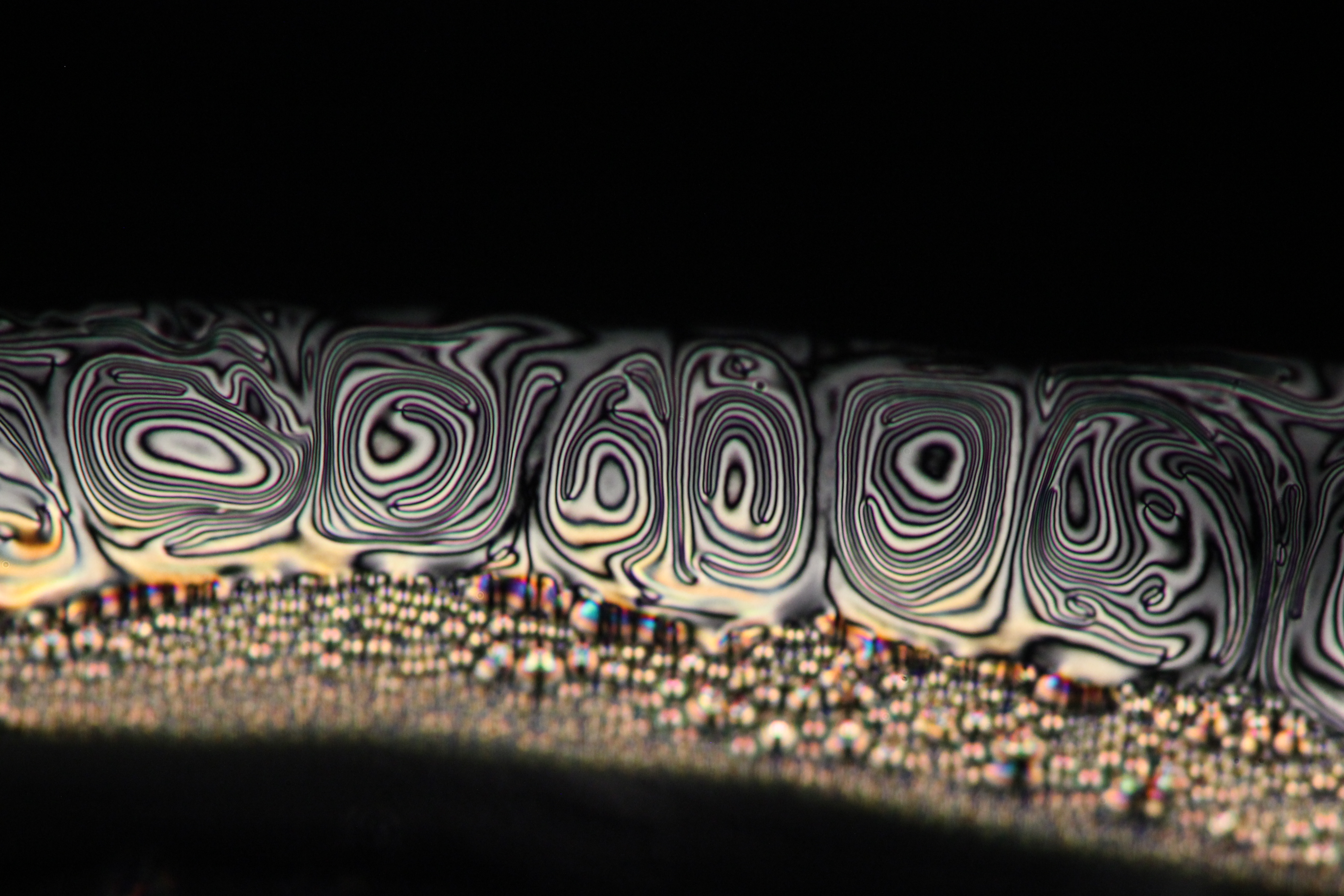 Passively driven nematic roll structure