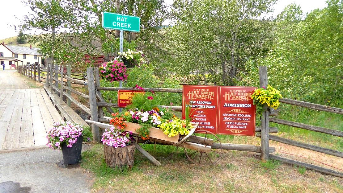 
Hier machten um 1890, zur Zeit des Goldrausches Reisende zu den Goldfeldern Halt.
