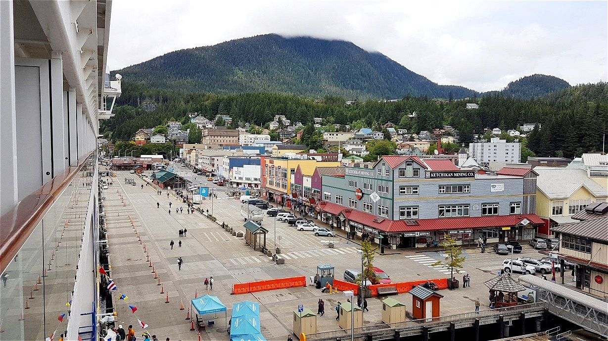 Am Pier von Ketchikan