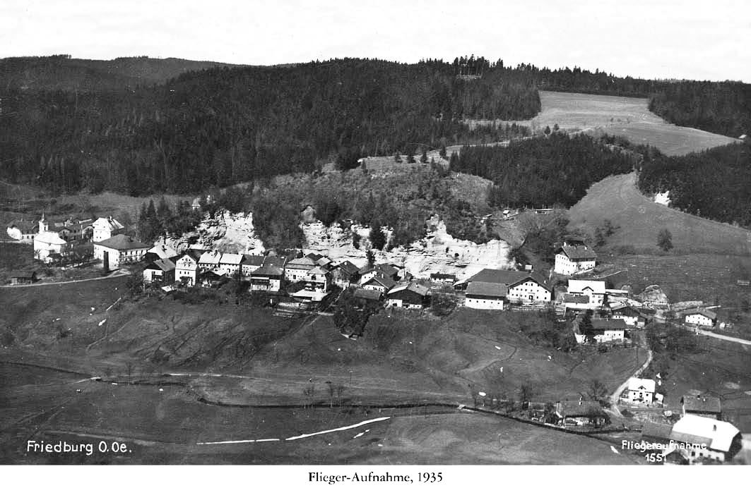 Friedburg 1935 - Luftaufnahme
