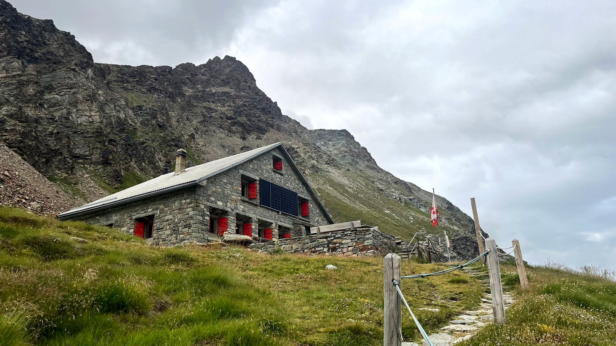Tagesziel - Schönbielhütte.