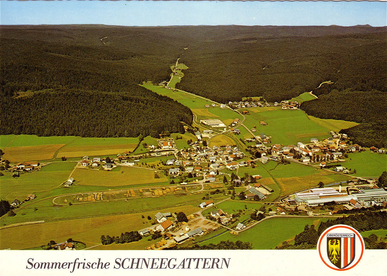 1970-er Jahre - Blick nach Norden ins Weißenbachtal