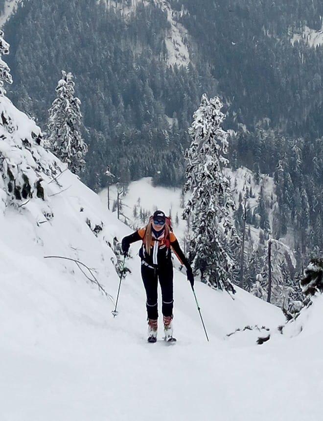 17 April 2021 Sandling - steiler Anstieg