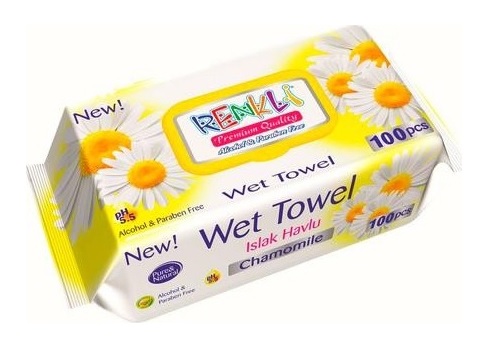 Μωρομάντιλα Renkly 100τεμ.