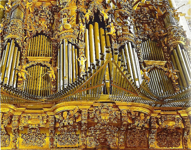 Die Orgel der Kathedralewurde in den Jahren 1704-1712 erbaut