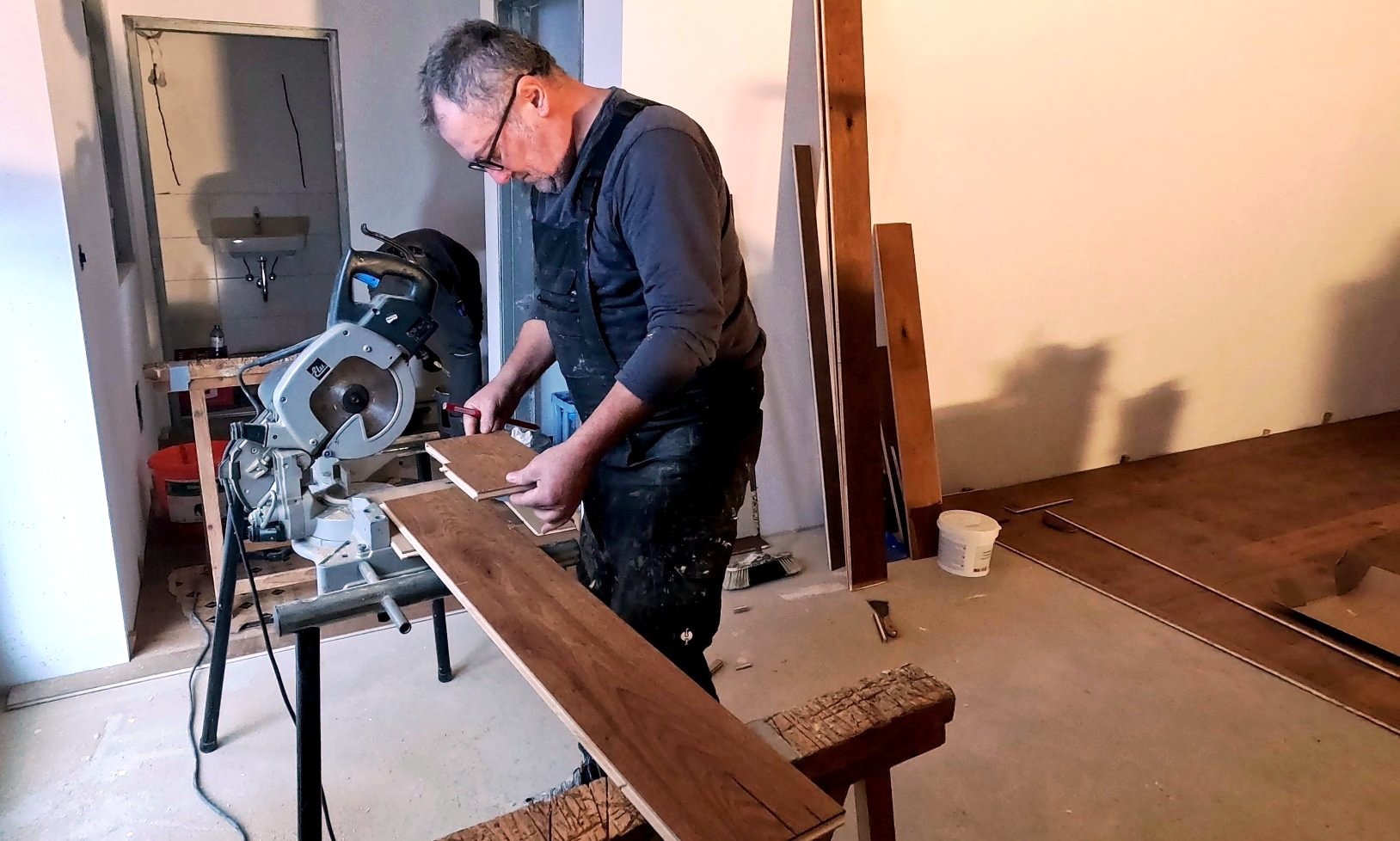 22. Jänner 2026 Zuschnitt und Verlegung