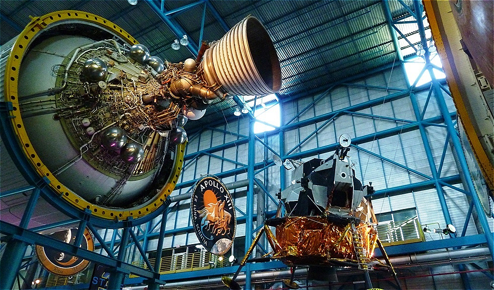 Orbiter und Mondlandefähre