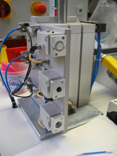 aplikacija za mazanje zobnikov - integracija v proizvodnjo