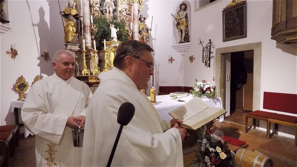 Gebet für das gute Gelingen des Weines