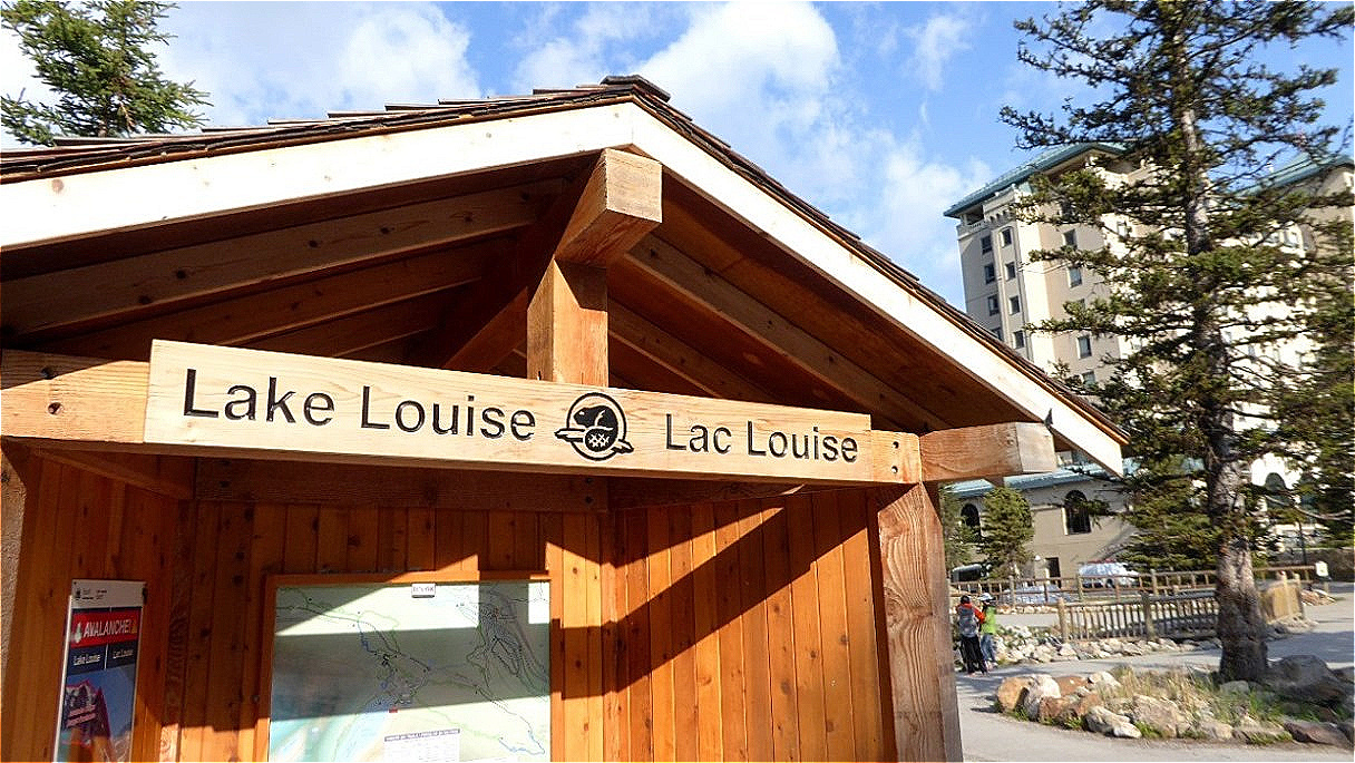 Beim Chateau Lake Louise