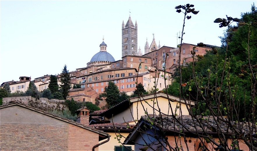 In der Unterstadt
Über den Häusern thront der Dom von Siena