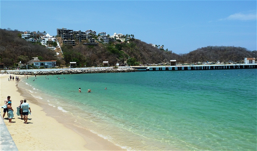 Herrlicher Sandstrand - Tangolunda
Tangolunda ist der größte Sandstrand Huatulcos.