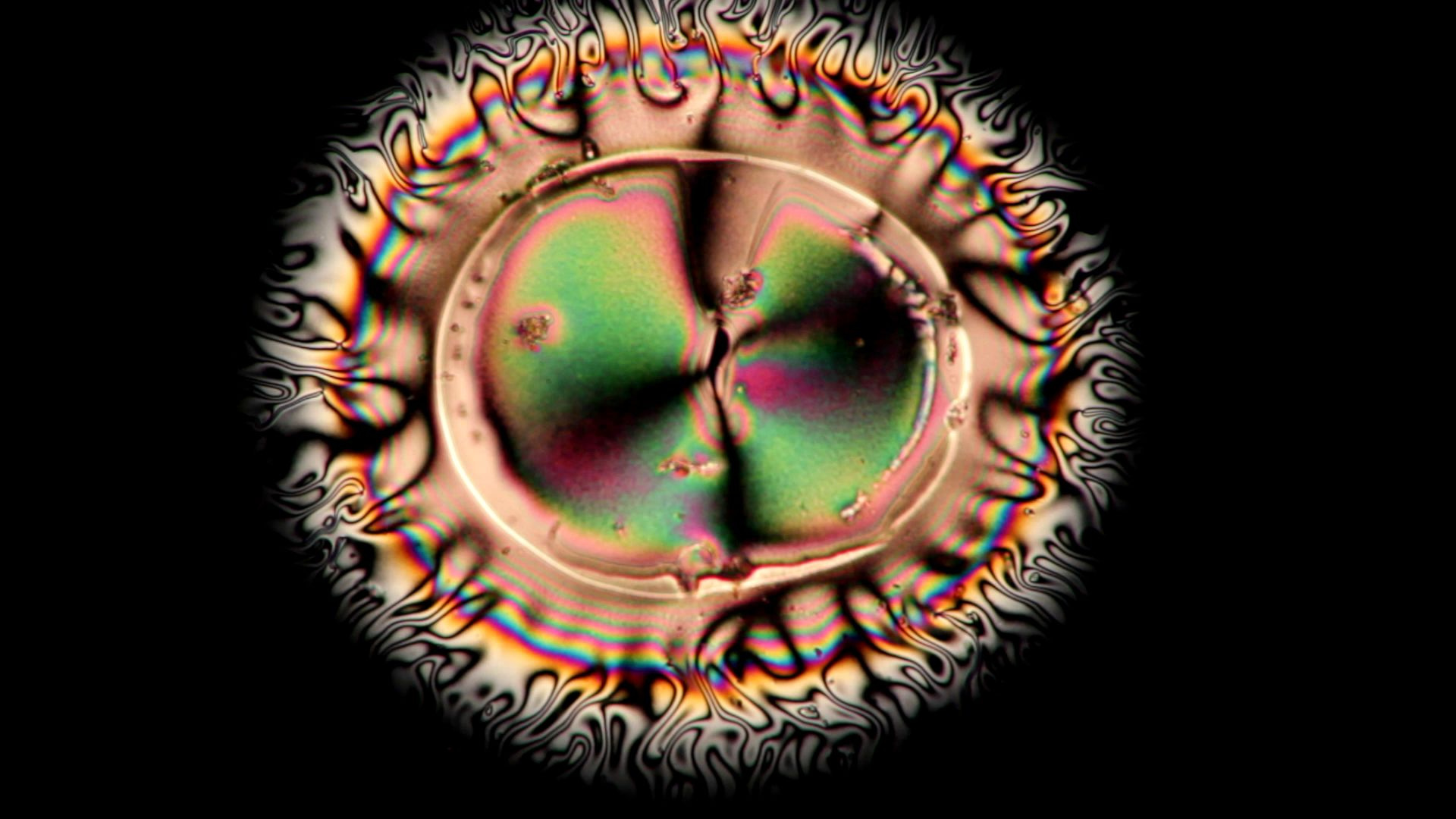 Drop of passively driven nematic