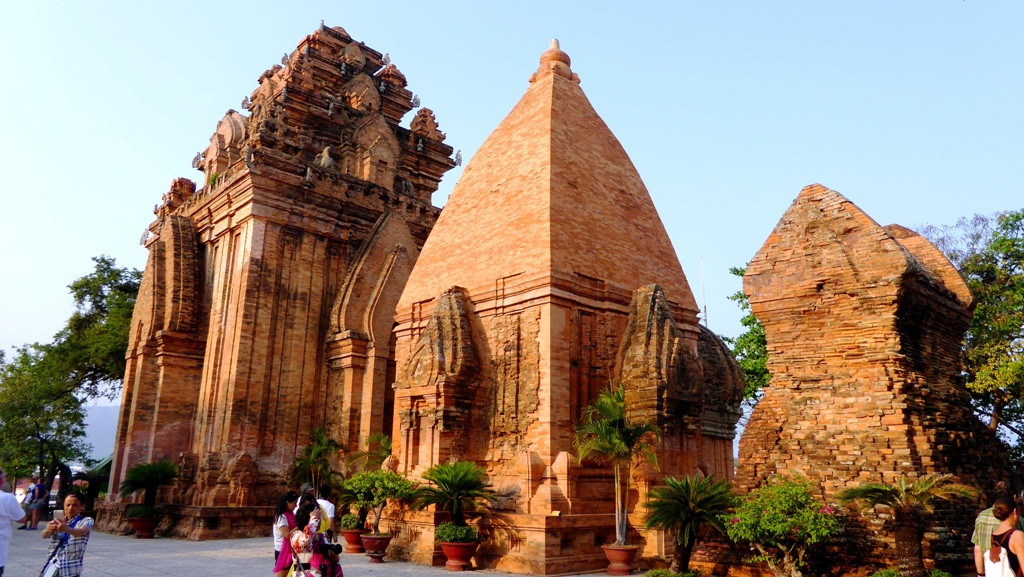 In der hinduistischen Tempelanlage