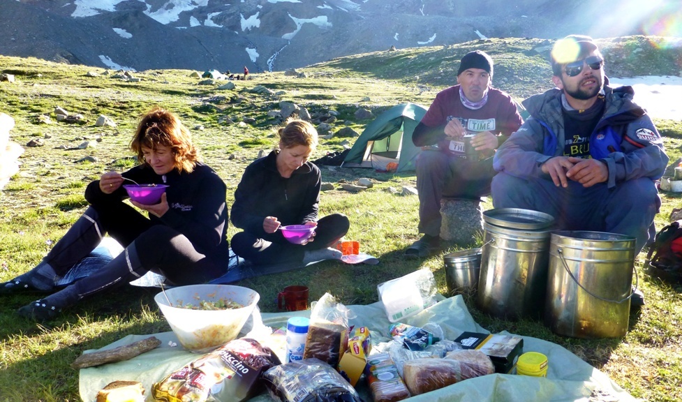 Abendessen mit Guide und Koch