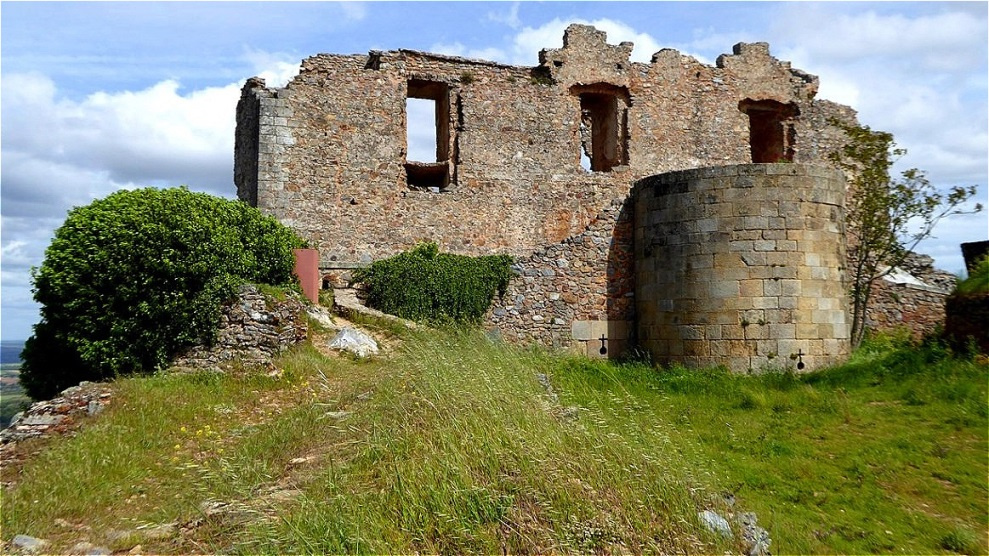 Die Westseite des Kastells