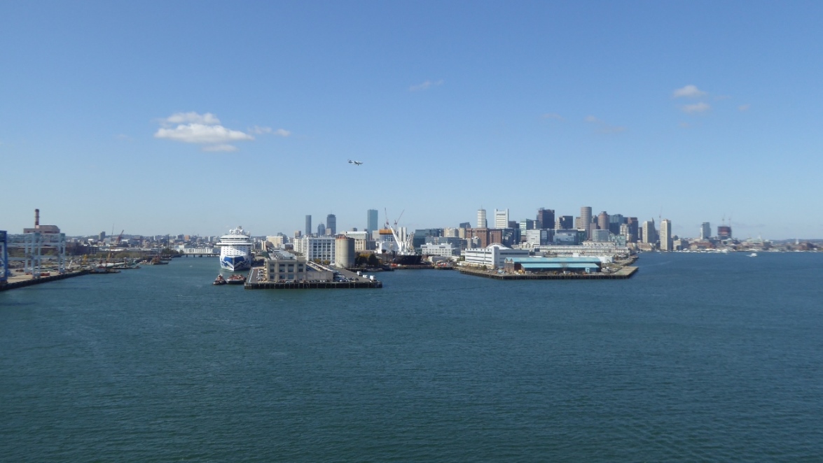 In der Hafeneinfahrt