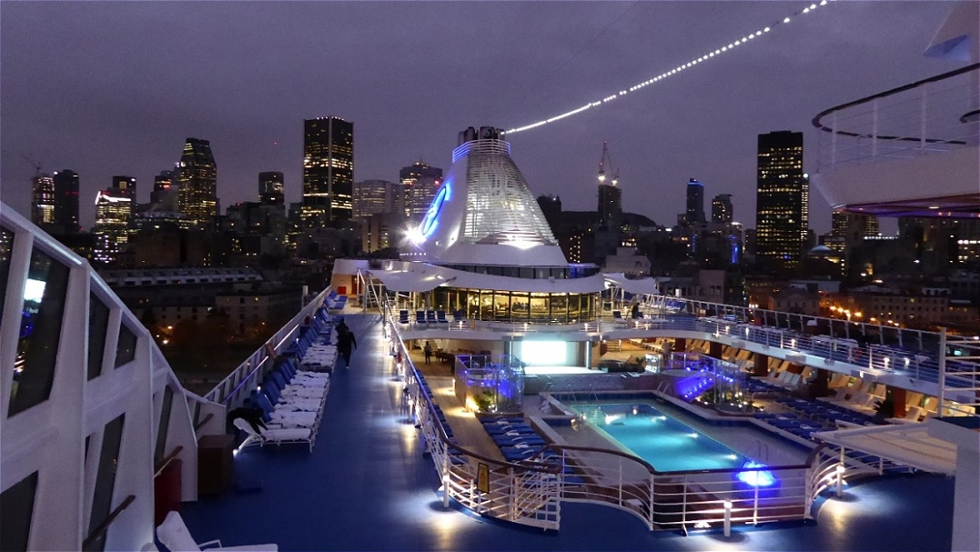 Blick über unser Schiff