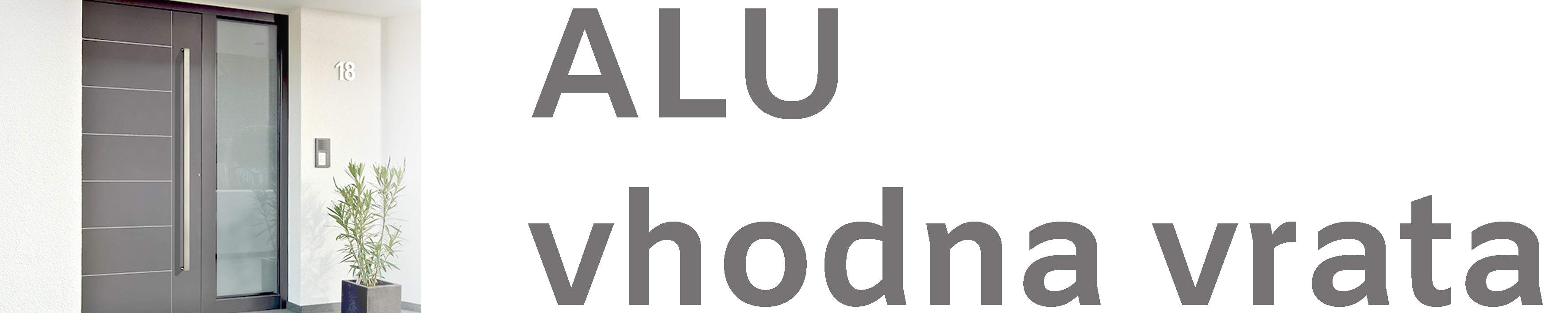 alu vhodna vrata