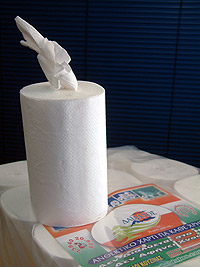 Χειροπετσέτα Ρολό 12 Ρολά 450γρ Χωρίς Μαδρέν Για όρθια συσκευή Τράβηγμα απο κάτω 