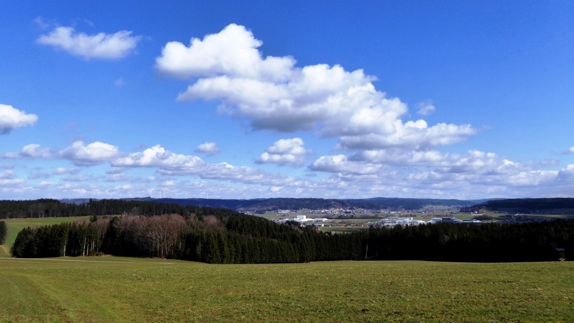 Blick über Lengau nach Friedburg